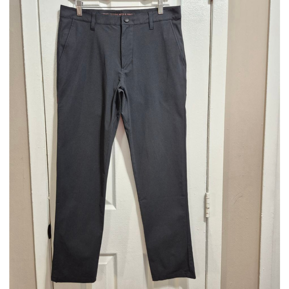 Rhone City Pant COS-181 Athletic Reflective Black thino Golfer Casual 32
